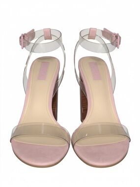 Clear Pink Heels